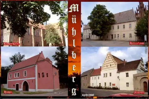 Mühlberg/Elbe Miłota Klosterkirche, Herrenhaus, Hospiz, Museum 1990