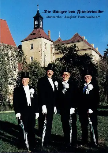 Finsterwalde Grabin Die Sänger von Finsterwalde mit Schloss 1996