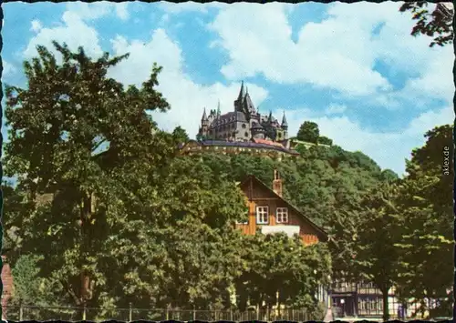 Ansichtskarte Wernigerode Schloss 1963