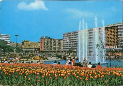 Wittgensdorf-Chemnitz Karl-Marx-Stadt Karl-Marx-Platz, Straße der Nationen 1976