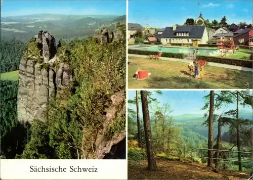 Bad Schandau Sächsische Schweiz: Schrammsteine g1984
