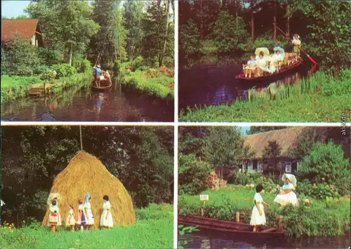 Ansichtskarte Lübbenau (Spreewald) Lubnjow Landschaftsgebiet: Spreewald 1971