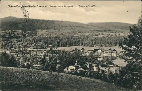 Schreiberhau Szklarska Poręba  Sanatorium Kurpark u. Herz-Heilstätte 1935