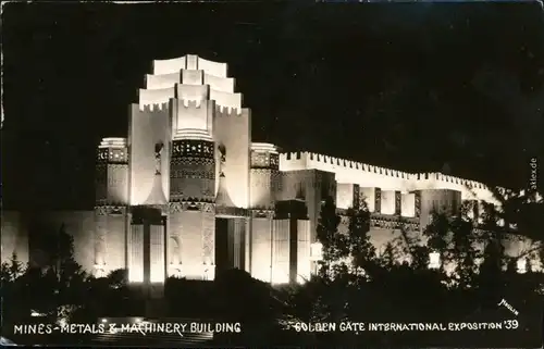 San Francisco Golden Gate International Expo - Mines-Metals Machinery   1939