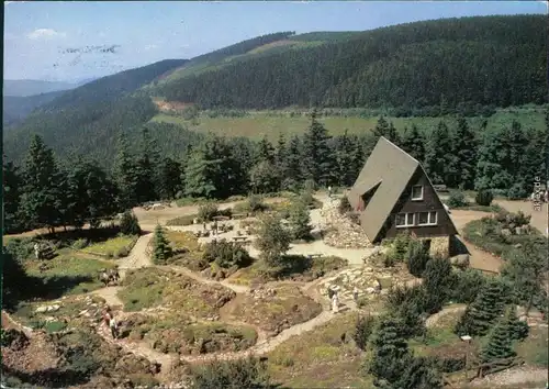 Ansichtskarte Oberhof (Thüringen) Rennsteiggarten 1979