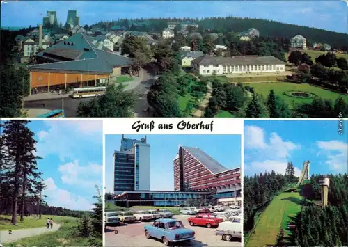 Oberhof (Thüringen) Erholungsheim, Am Rennsteig, Hotel Panorama, Schanze 1987