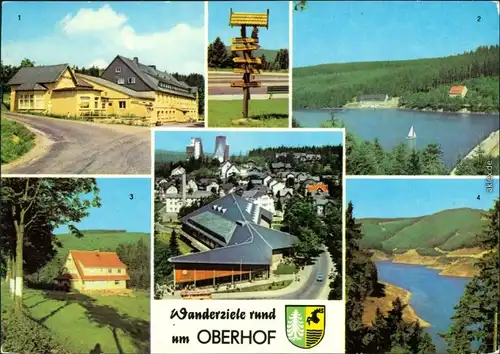 Oberhof (Thüringen) Ferienheim Schmücke, Lütschetalsperre, Waldhotel 1977