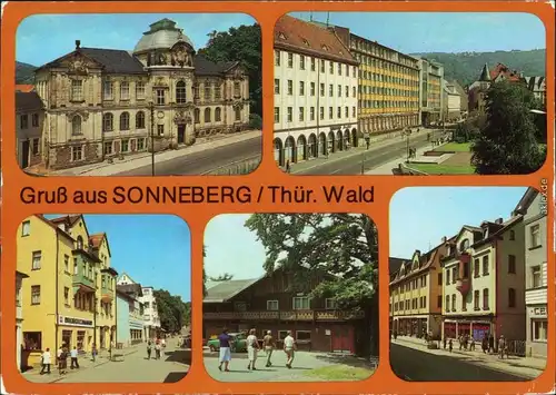 Sonneberg Spielzeugmuseum, Karl-Marx-Straße, Naherholungszentrum Blockhütte 1988