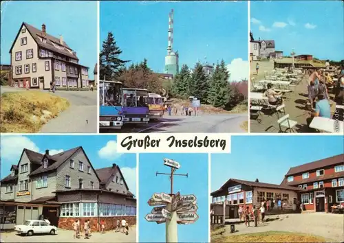 Brotterode Großer Inselberg / Inselsberg im   Berggasthof, Gaststätte 1980