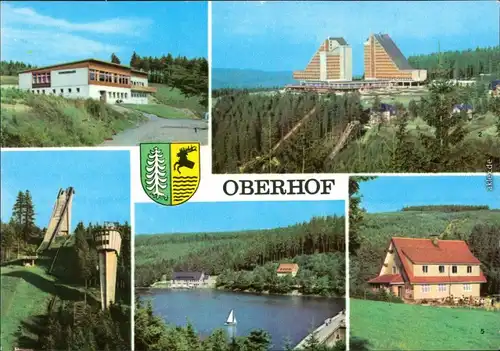 Oberhof (Thüringen) Schanzenbaude, Interhotel   Waldgaststätte 1974