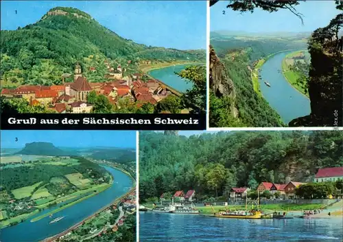 Rathen Königstein BasteiLilienstein  1972 Auslese-Bild-Verlag