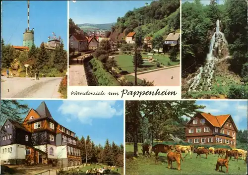 Pappenheim Inselsberg, Platz der DSF,  Spießberghaus, Berghotel 1970