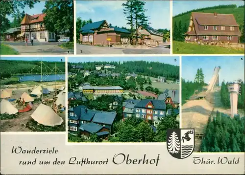 Oberhof (Thüringen) Obere Schweizerhütte, Berggasthaus, Kanzlersgrund  1969