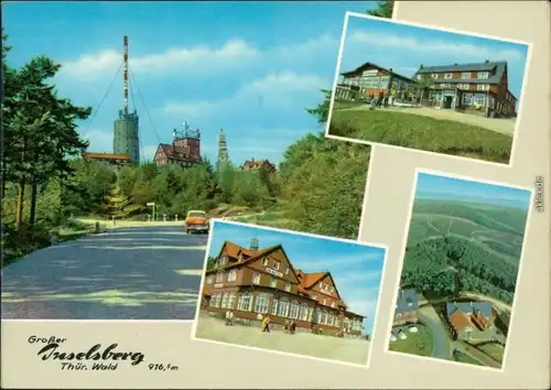 Brotterode Großer Inselberg / Inselsberg: Gaststätte, Hotel 1967