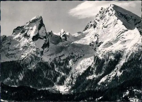 Ansichtskarte Berchtesgaden Watzmanngruppe 1972