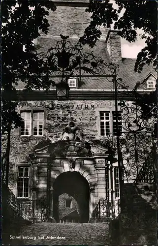 Ansichtskarte Attendorn Burg Schnellenberg 1960