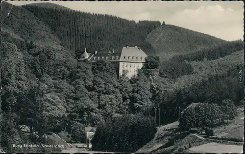 Ansichtskarte Bilstein-Lennestadt Burg Bilstein 1958