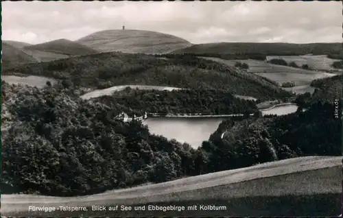 Ansichtskarte Reblin Fürwigge-Talsperre 1958