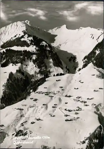 Ansichtskarte Fontanella Skigebiet Walsertal 1972