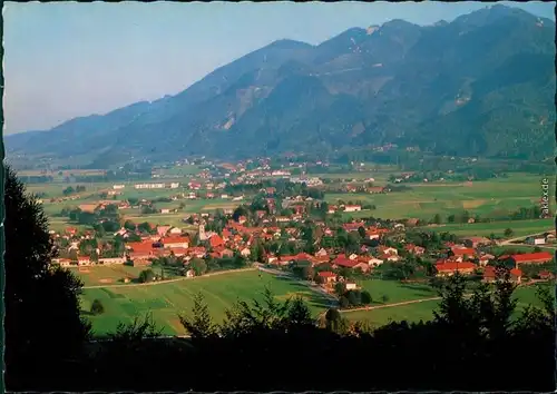 Ansichtskarte Grassau Panorama-Ansicht 1985