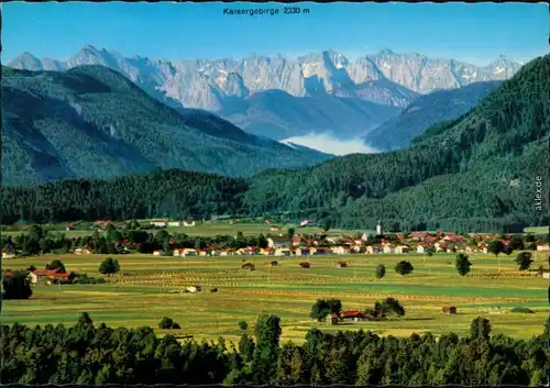Ansichtskarte Grassau Bayerische Alpen mit Kaisergebirge 1985