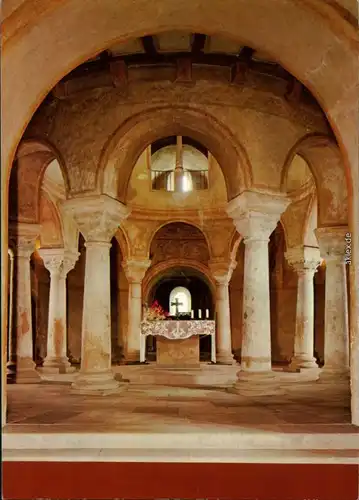 Ansichtskarte Fulda Michaeliskirche: Karoling. Rundbau, Rotunde u. Apsis 1995