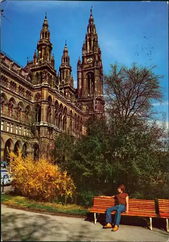 Ansichtskarte Wien Wiener Rathaus 1989