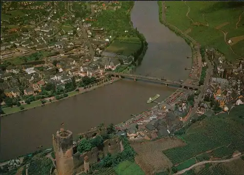 Ansichtskarte Bernkastel-Kues Berncastel-Cues Luftbild 1980