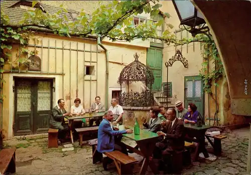 Ansichtskarte Grinzing-Wien Gasthaushof 1980