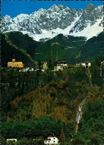 Ansichtskarte Innsbruck Hungerburgbahn, Seegrube 1985