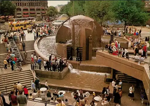 Ansichtskarte Berlin Brunnen an der Gedächtniskirche 1985