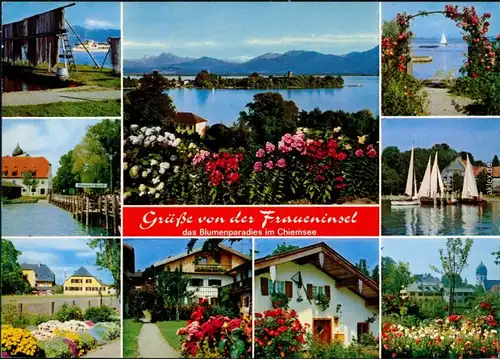 Ansichtskarte Chiemsee Fraueninsel - Chiemsee 1985