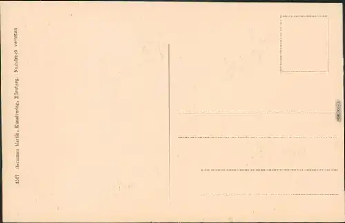 Ansichtskarte Nürnberg Sebalduskirche/St. Sebald - Inneres 1915