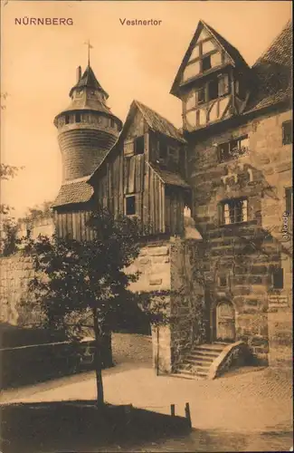 Ansichtskarte Nürnberg Vestnertor 1905
