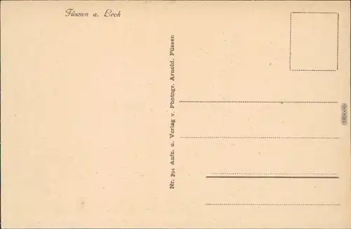 Ansichtskarte Füssen Panorama-Ansicht 1930