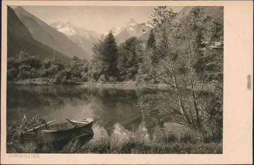 Ansichtskarte Oberstdorf (Allgäu) Christlessee 2 1930