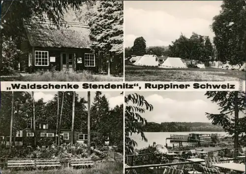 Ansichtskarte Neuruppin Ruppiner Schweiz - Waldschenke Stendenitz 1968