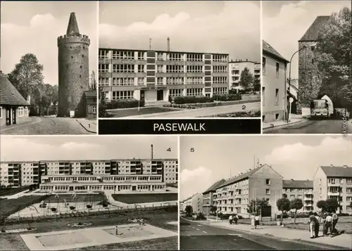 Pasewalk Pulverturm, Oberschule, Prenzlauer Tor, KITA, Ernst-Thäl.-Straße 1980