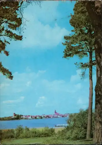 Ansichtskarte Waren (Müritz) Panorama-Ansicht g1964