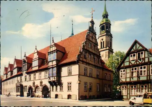 Ansichtskarte Celle Rathaus 1963