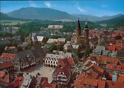 Ansichtskarte Goslar Kirche, Markt 1960