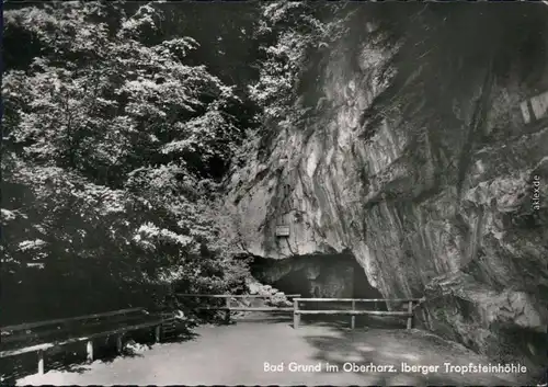 Ansichtskarte Bad Grund (Harz) Iberger Tropfsteinhöhle 1967