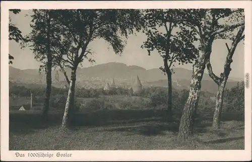 Ansichtskarte Goslar Panorama-Ansicht, das 1000jährige Goslar 1934