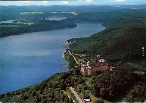 Ansichtskarte Hemfurth-Edersee-Edertal Edertalsperre, Schloss Waldeck 1970