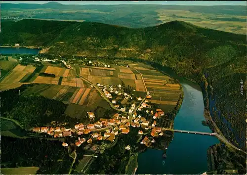 Ansichtskarte Hermfurth Luftbild 1970