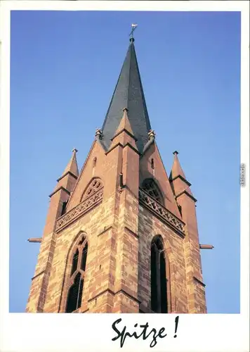 Ansichtskarte Frankenberg (Eder) Evangelische Liebfrauenkirchenturm 1992