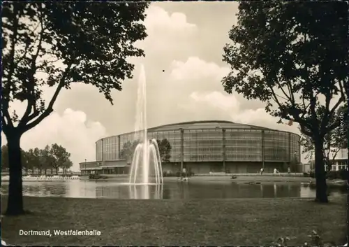 Ansichtskarte Dortmund Westfalenhalle 1964