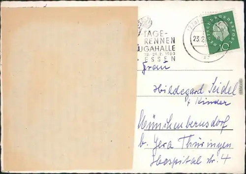 Ansichtskarte Essen (Ruhr) Grugaturm (Aussichtsturm) 1961