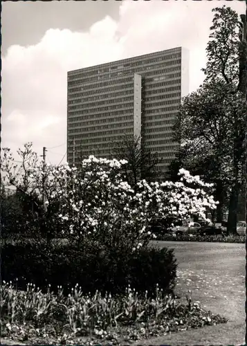 Ansichtskarte Düsseldorf Mannesmann-Hochhaus/Thyssen-Hochhaus 1961