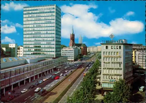 Ansichtskarte Düsseldorf Berliner Allee 1966